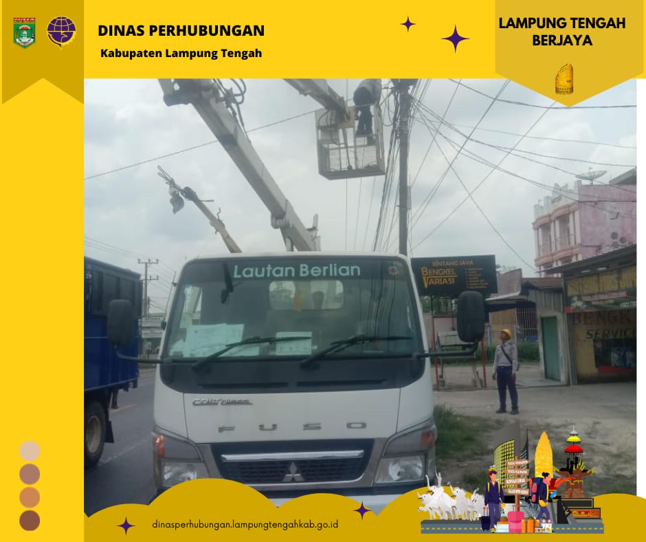 KEGIATAN RUTIN YANG DILAKUKAN OLEH ANGGOTA SEKSI PENERANGAN JALAN UMUM DI DINAS PERHUBUNGAN KABUPATEN LAMPUNG TENGAH TERKAIT PENERANGAN JALAN UMUM (PJU)