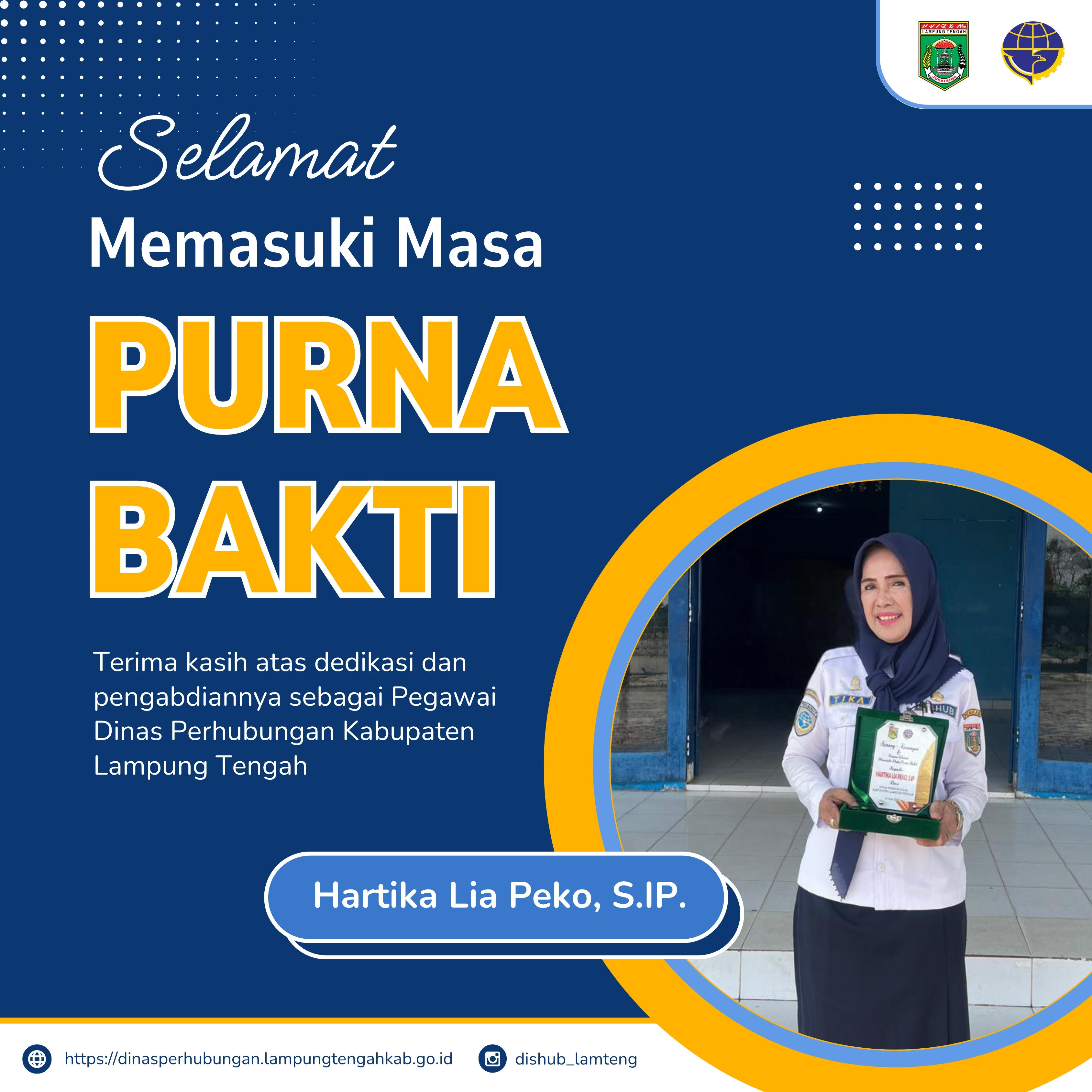 APEL KHUSUS PELEPASAN PURNA BAKTI DISHUB LAMPUNG TENGAH