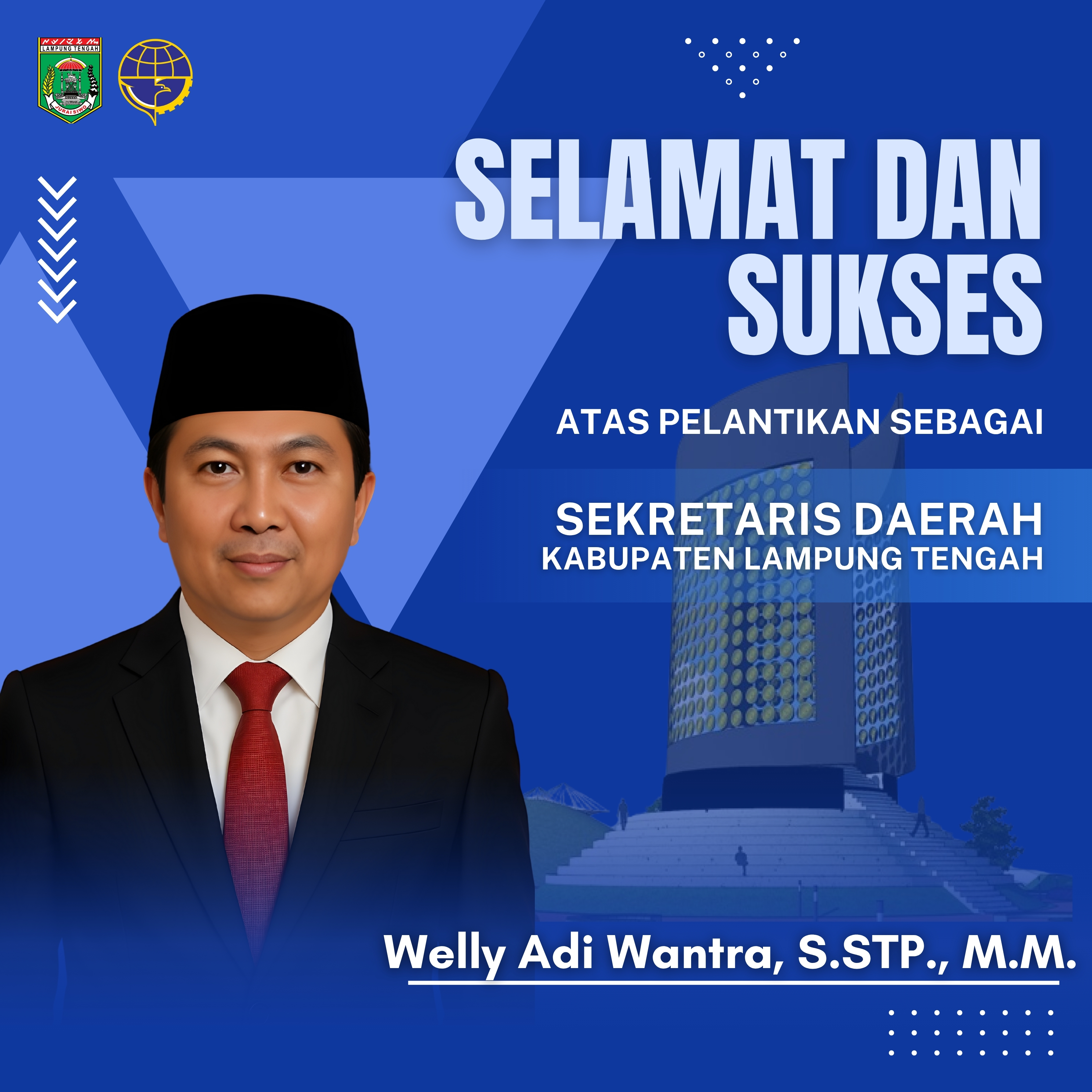 PELANTIKAN SEKRETARIS DAERAH KABUPATEN LAMPUNG TENGAH