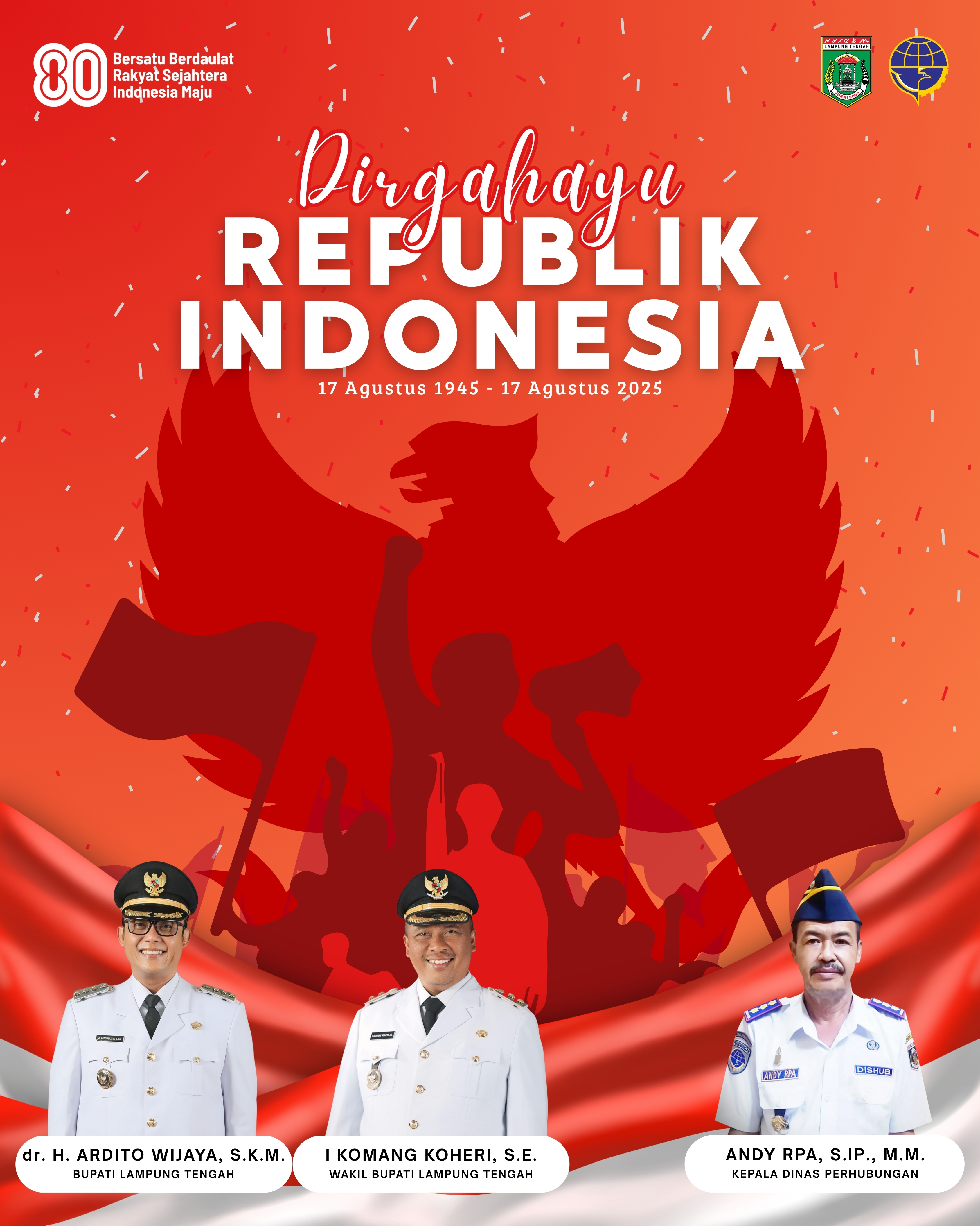 DIRGAHAYU REPUBLIK INDONESIA KE-80