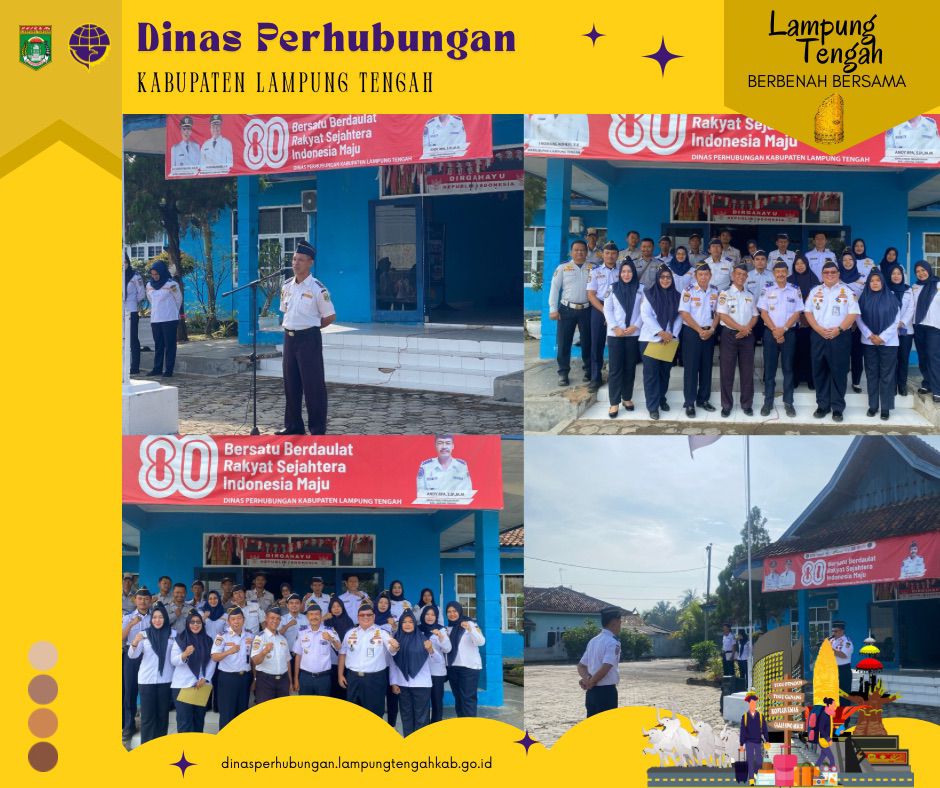 APEL KHUSUS PELEPASAN MASA PURNA BAKTI DISHUB LAMPUNG TENGAH