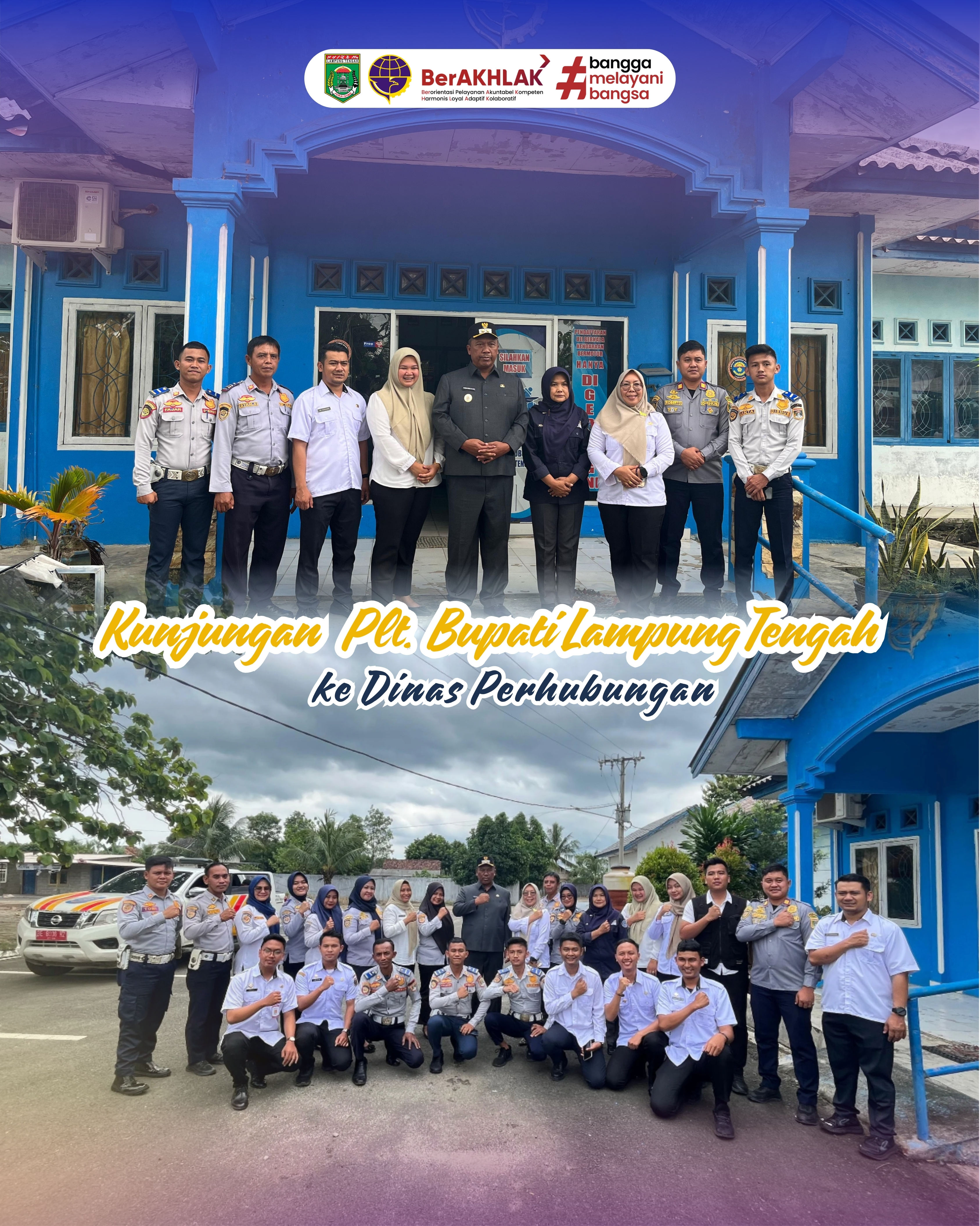 Kunjungan Plt. Bupati Lampung Tengah ke Dinas Perhubungan